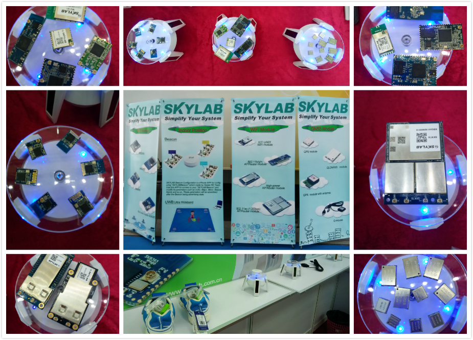 SKYLAB参展产品：蓝牙模块和wifi模块