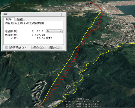 隧道总长7100米